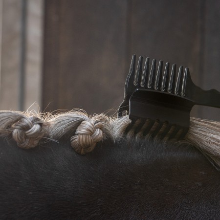 Peigne de crinière avec clip